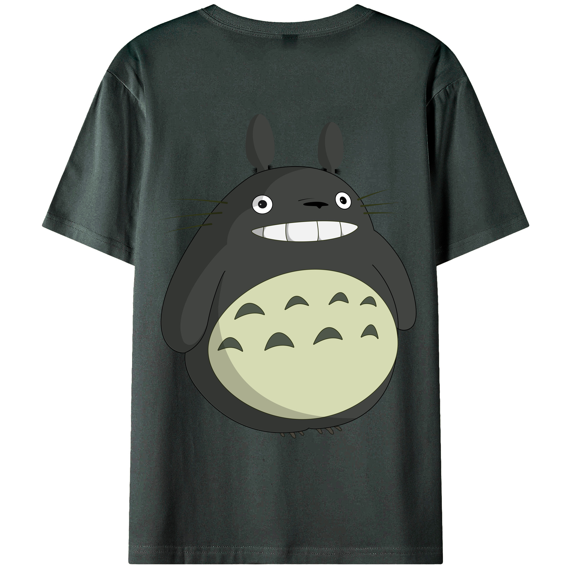 （画像用） となりのトトロ 草壁メイ 草壁サツキ My Neighbor Totoro Satsuki Kusakabe Mei Kusakabe 綿100％ メンズ半袖Tシャツ（バックプリント） 通気性